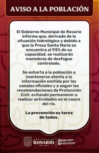 Llamado a la población
