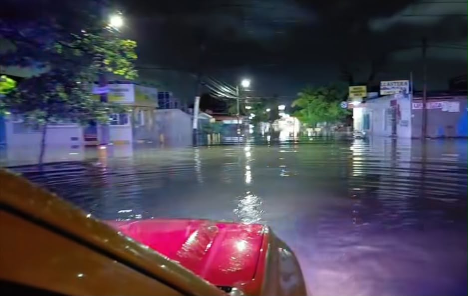 Lluvias fuertes en Mazatlán