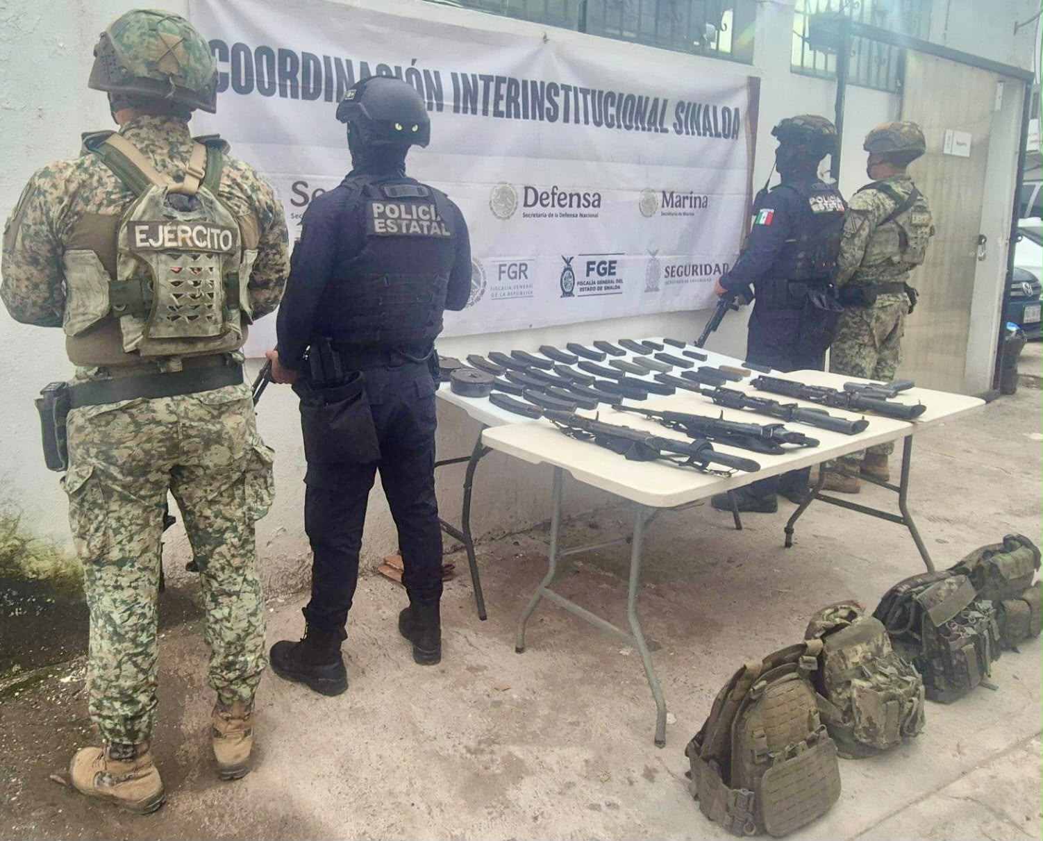 Lo asegurado tras agresión a militares en Mazatlán