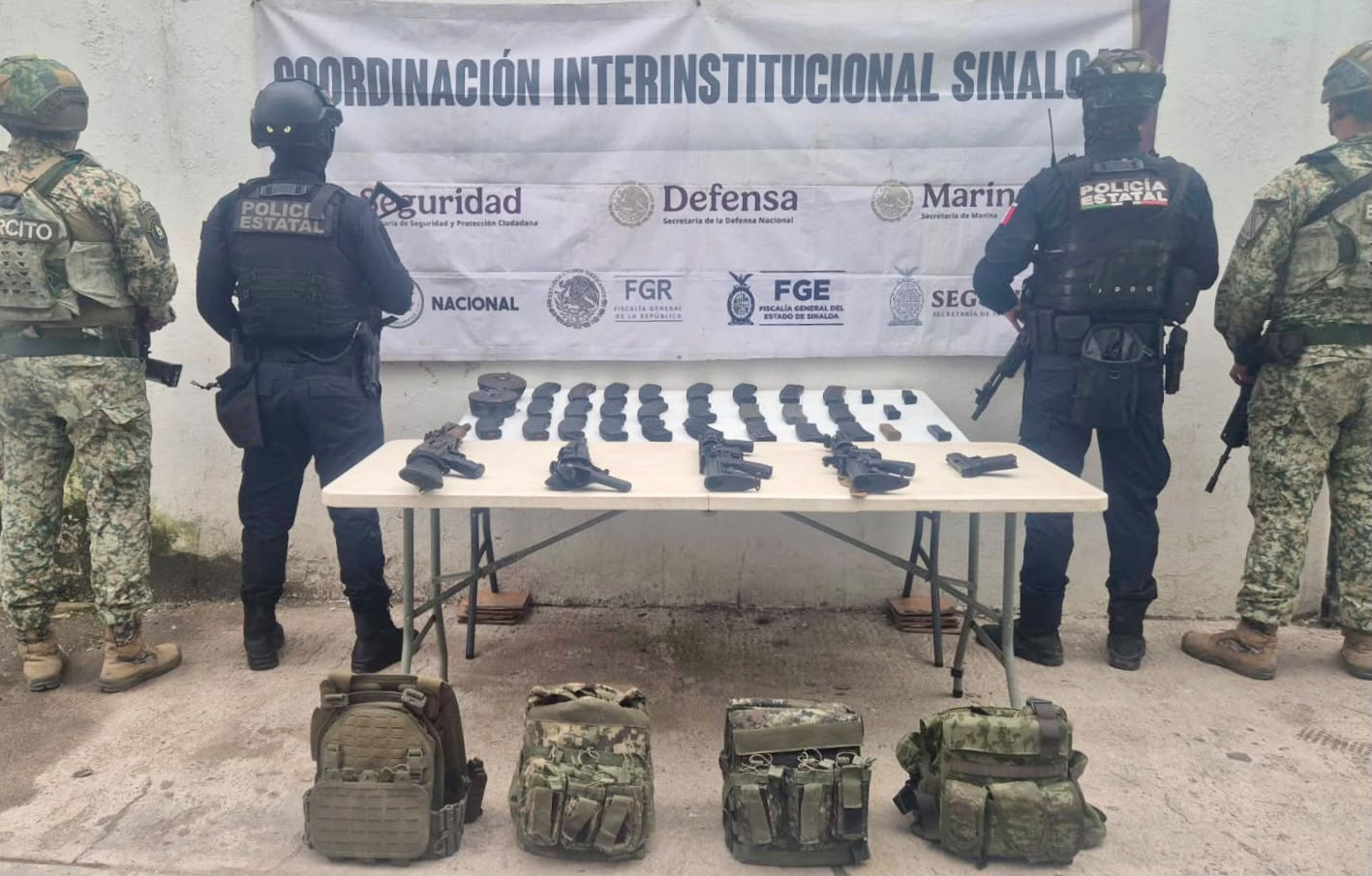 Lo asegurado tras agresión a militares en Mazatlán