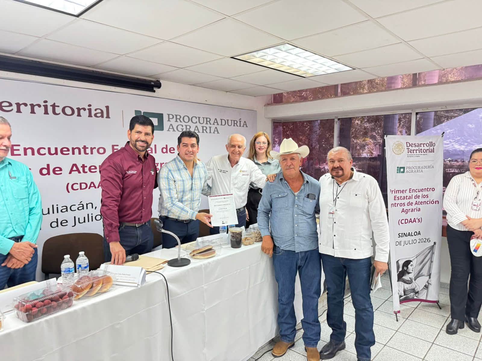 Procuraduria Agraria de Sinaloa con personas beneficiadas