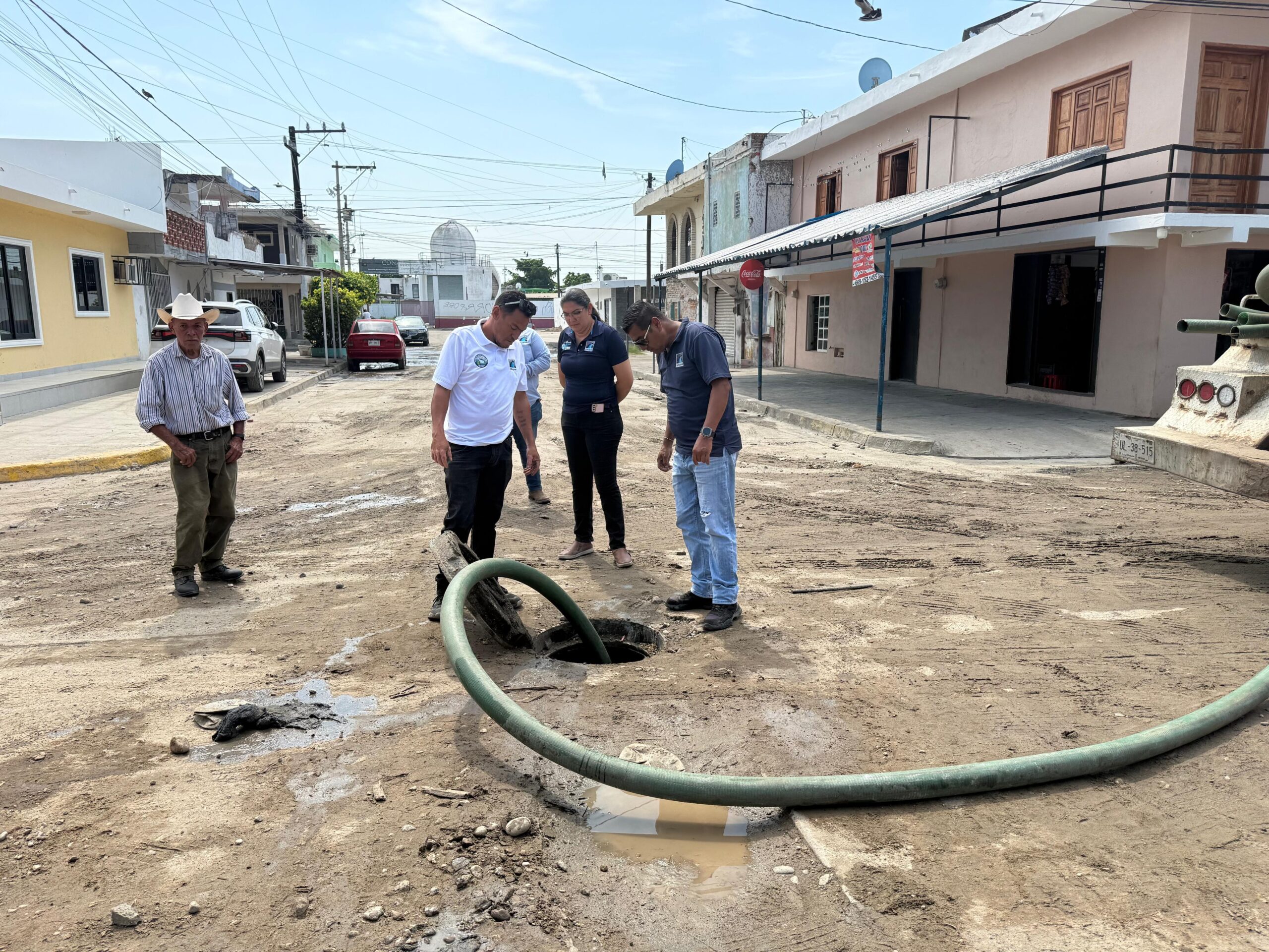 Renueva JUMAPAM subcolector en Juan Carrasco y fortalece el servicio sanitario para más de 6 mil habitantes en Mazatlán, Sinaloa