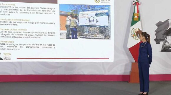 Advierten mayor intensidad de ‘El Niño’ este año y en 2027; Sheinbaum anuncia alerta telefónica ante llegada de ciclones