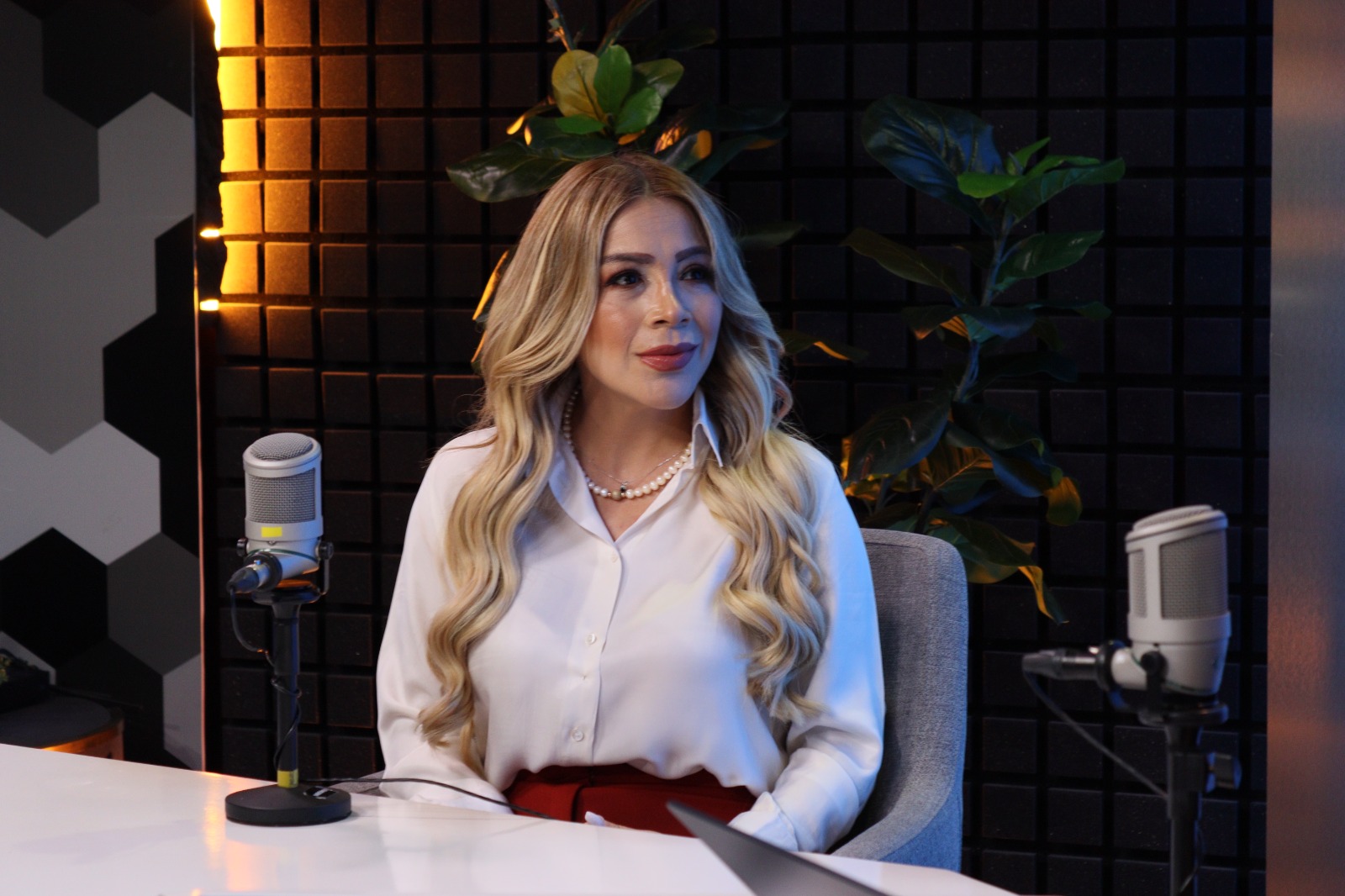 Verónica Avilés en entrevista en Los Noticieristas
