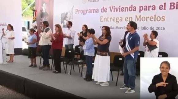 Vivienda para el Bienestar: Sheinbaum entrega casas, escrituras y créditos liquidados en Morelos