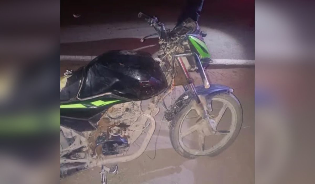 Accidente de moto en Isla del Bosque, Escuinapa