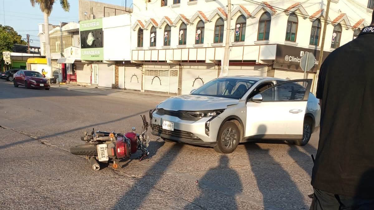 accidente de motociclista en los mochis sinaloa