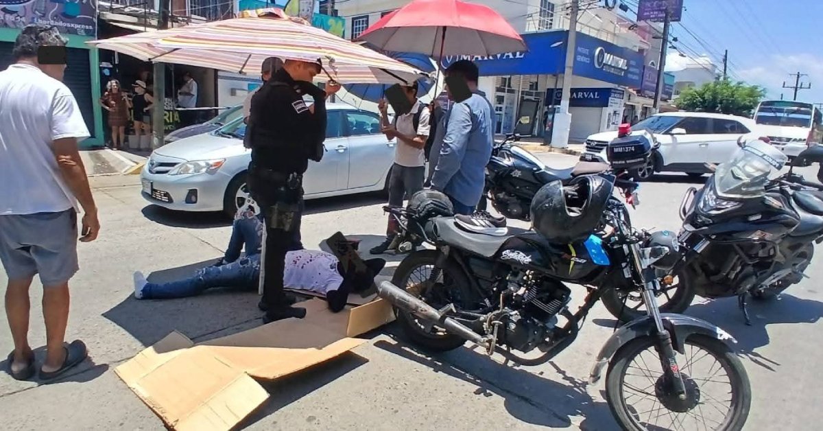 accidente de motociclista en mazatlan