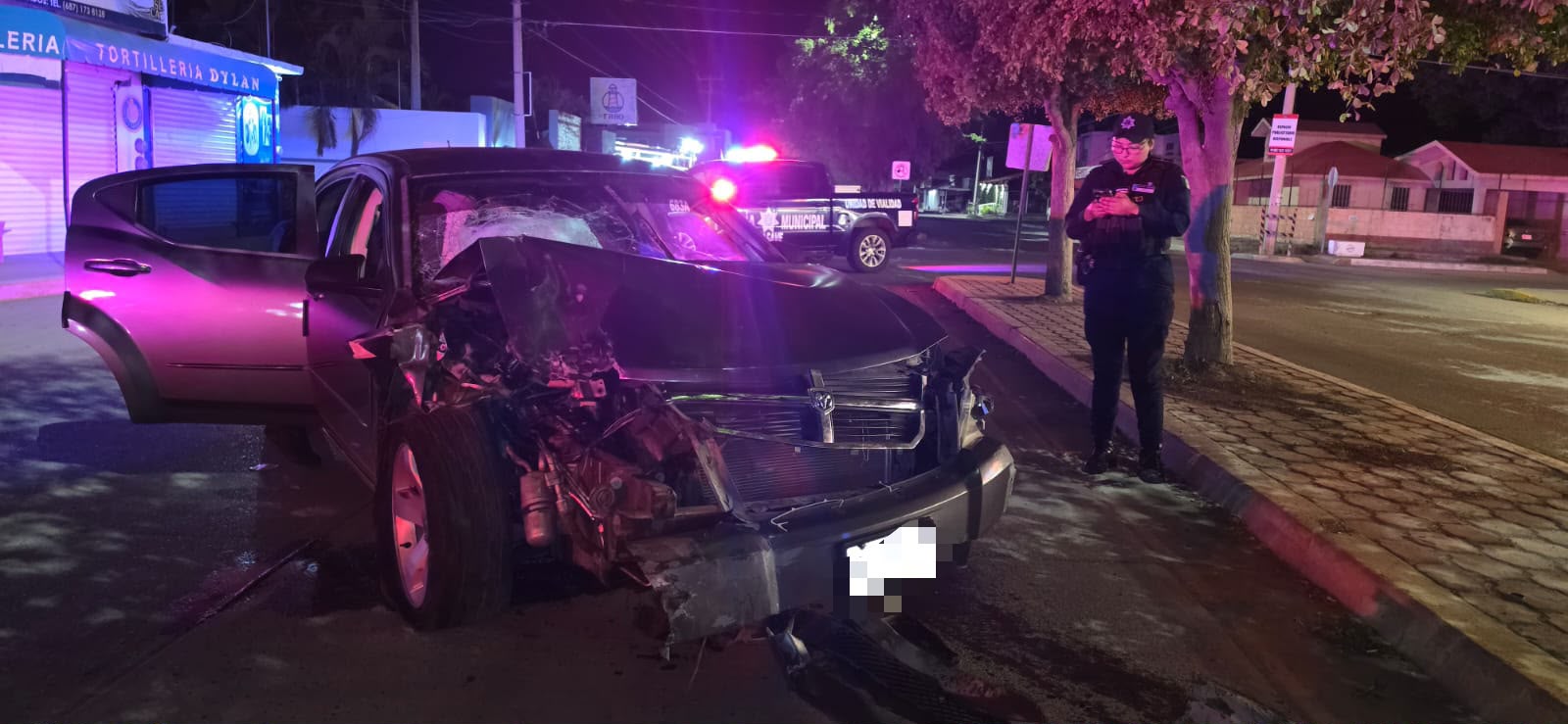 Accidente en Guasave