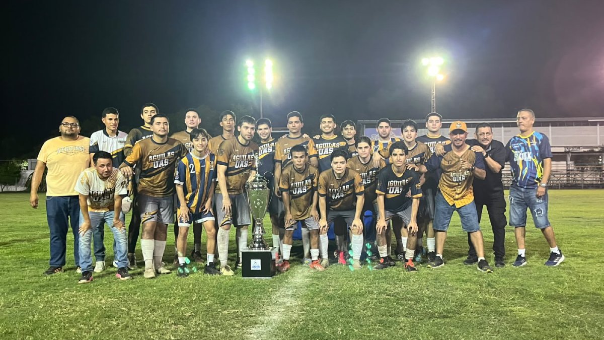aguilas uas se coronan en el futbol municipal segunda fuerza en culiacan