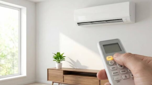 Aire acondicionado: usa el modo seco para ahorrar luz y sentirte más fresco