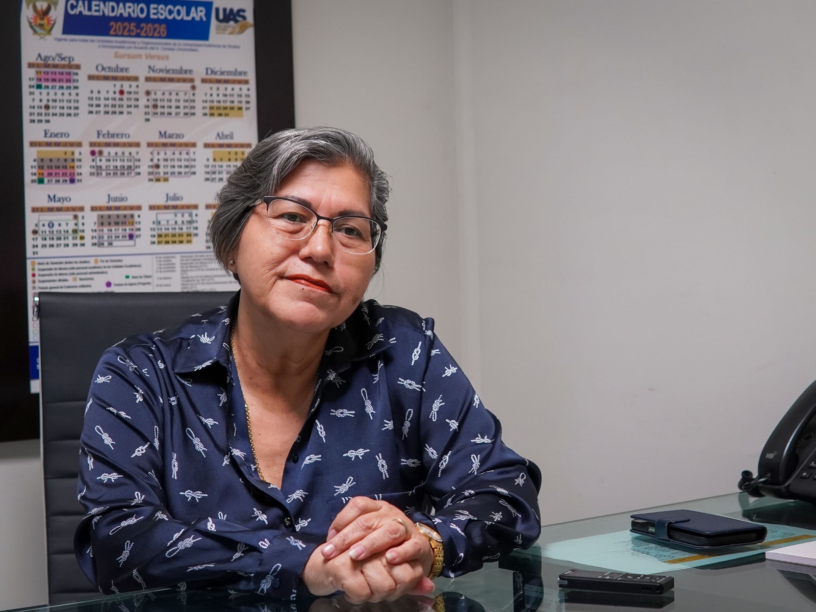 Alma Luz Bernal, responsable del Programa Institucional de Cultura de Paz desde los Derechos Humanos de la UAS