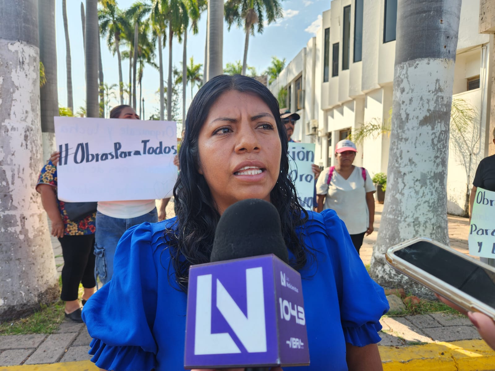 Sandra Avendaño Sandoval, representante de Antorchistas en Ahome