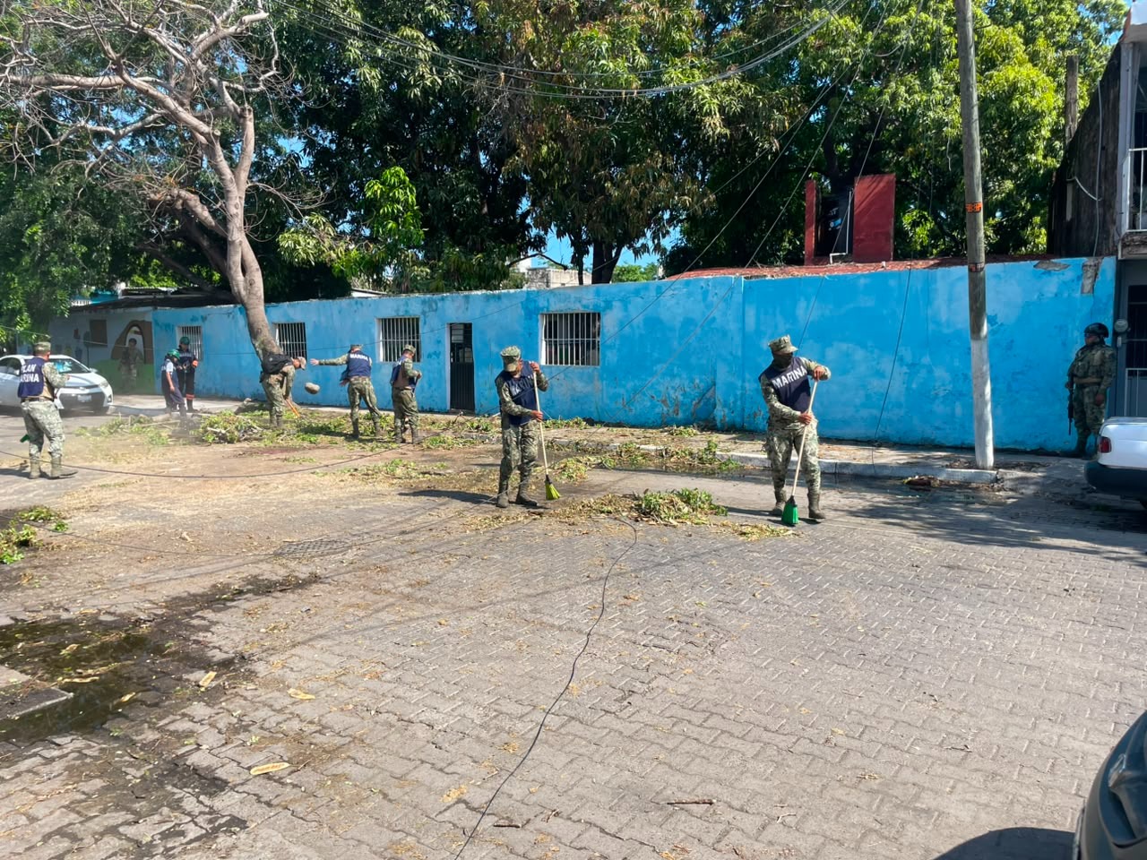 Aplican Plan Marina tras fuertes lluvias en Mazatlán