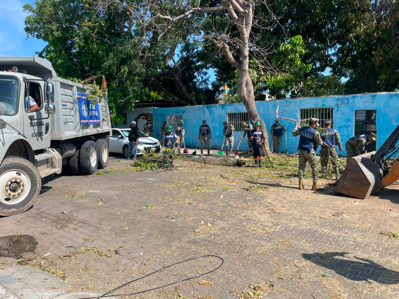 Aplican Plan Marina tras fuertes lluvias en Mazatlán