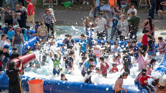 Cientos de familias disfrutan del Aqua Fest y Bazar Bienestar Integral en el Parque Las Riberas, Culiacán