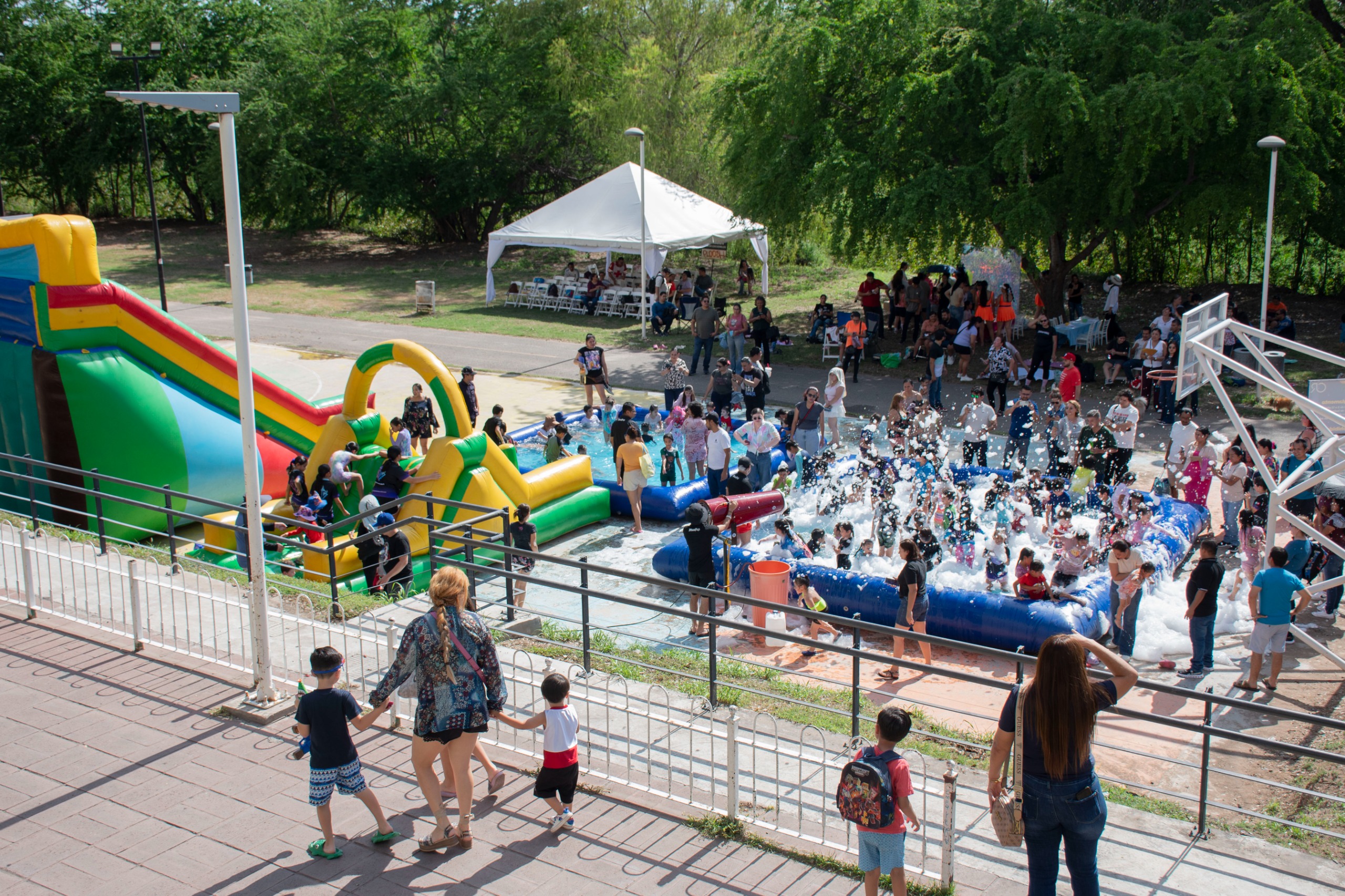 Aqua Fest y Bazar Bienestar Integral en Parque Las Riberas, Culiacán