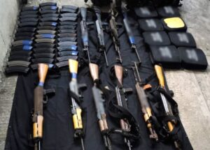 Armas aseguradas en Escuinapa