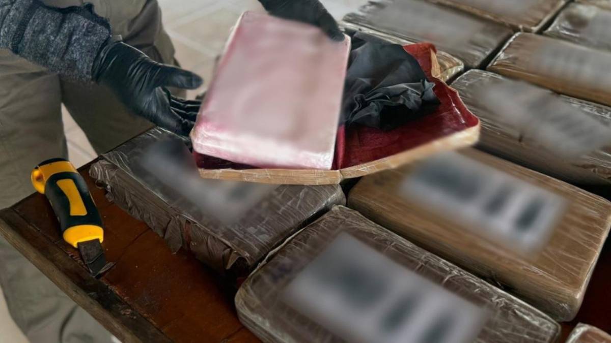 aseguramiemto de más de una tonelada de cocaína en puerto de Lázaro Cárdenas