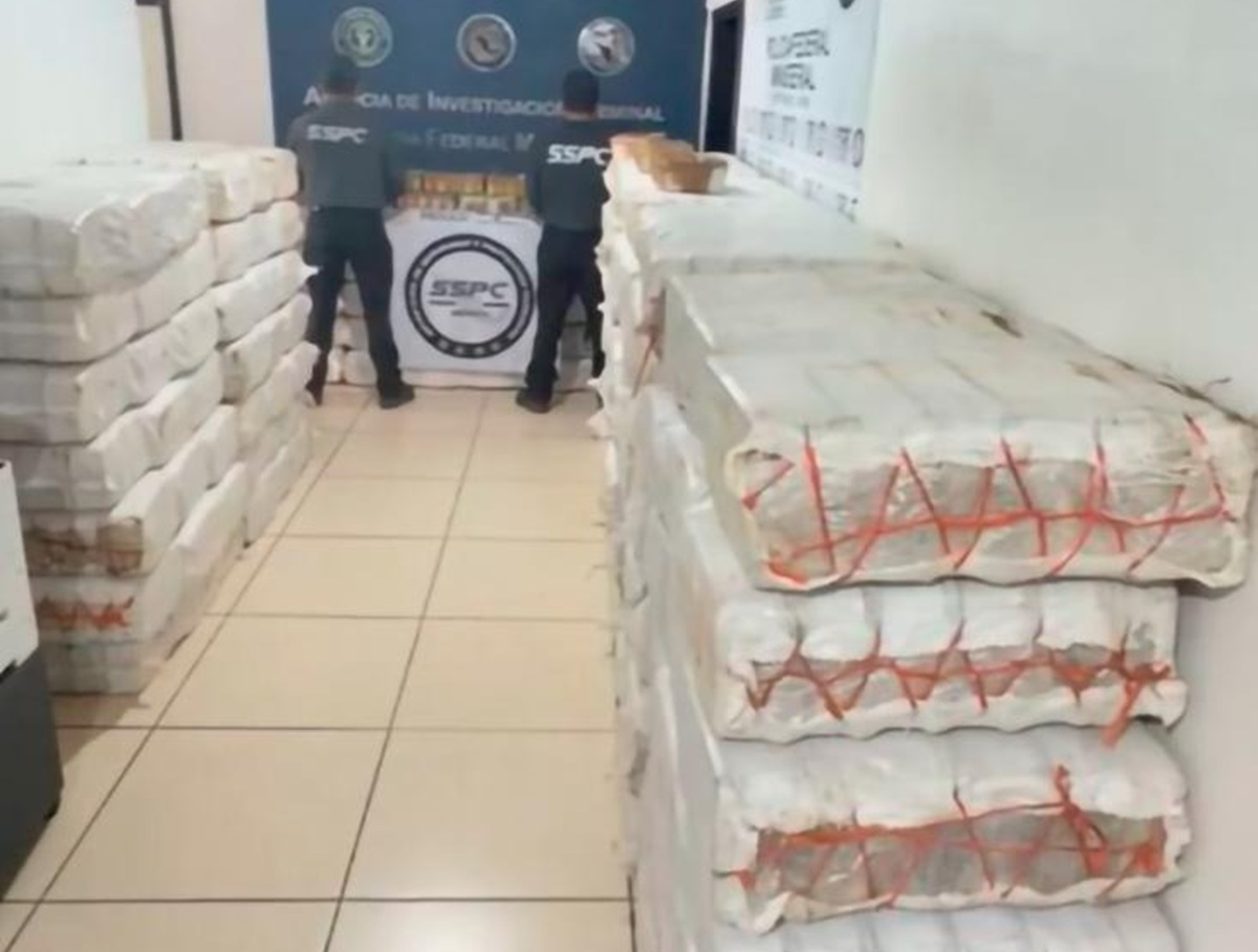 Aseguramiento de metanfetamina en Sonora