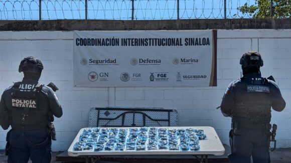 Policía Estatal localiza más de 1.5 kilos de presunta mariguana ocultos en una llanta en Culiacán, Sinaloa