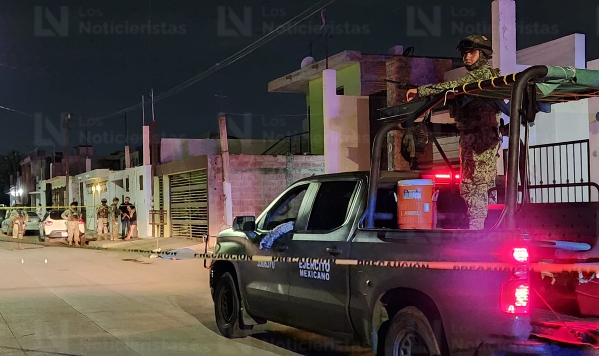 Ejército resguarda zona donde un joven fue asesinado a balazos en Culiacán