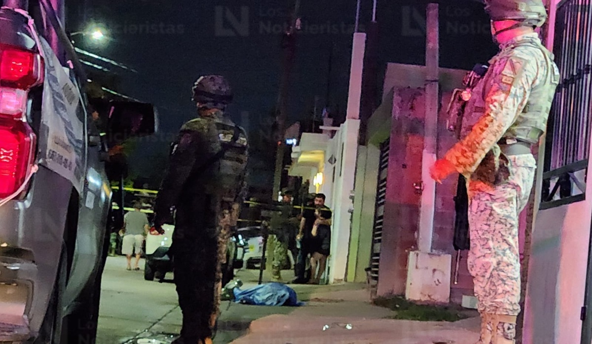 Ejército resguarda zona donde un joven fue asesinado a balazos en Culiacán