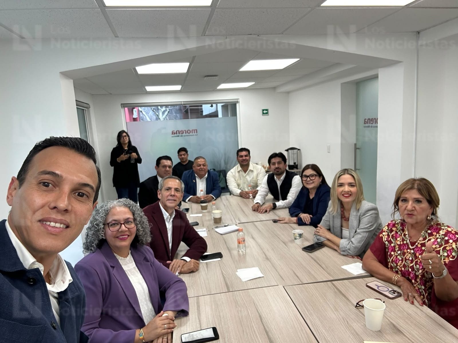 Aspirantes a la gubernatura de Sinaloa por Morena en reunión en CDMX