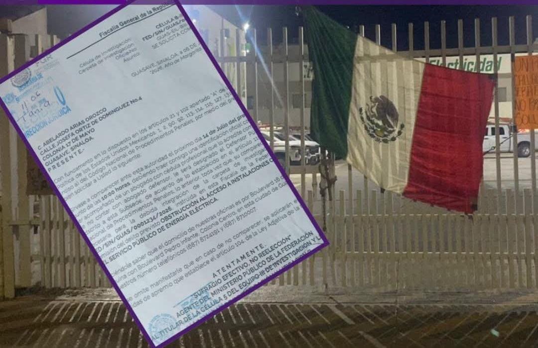 Asunto abogados CFE Guasave