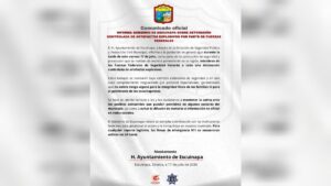 avisan sobre detonaciones controladas de artefactos explosivos este viernes en escuinapa
