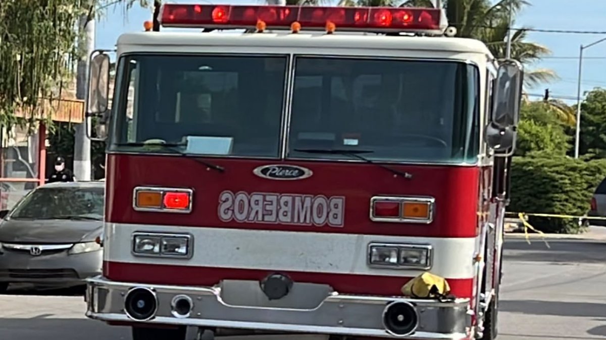 Camión de bomberos. Foto temática