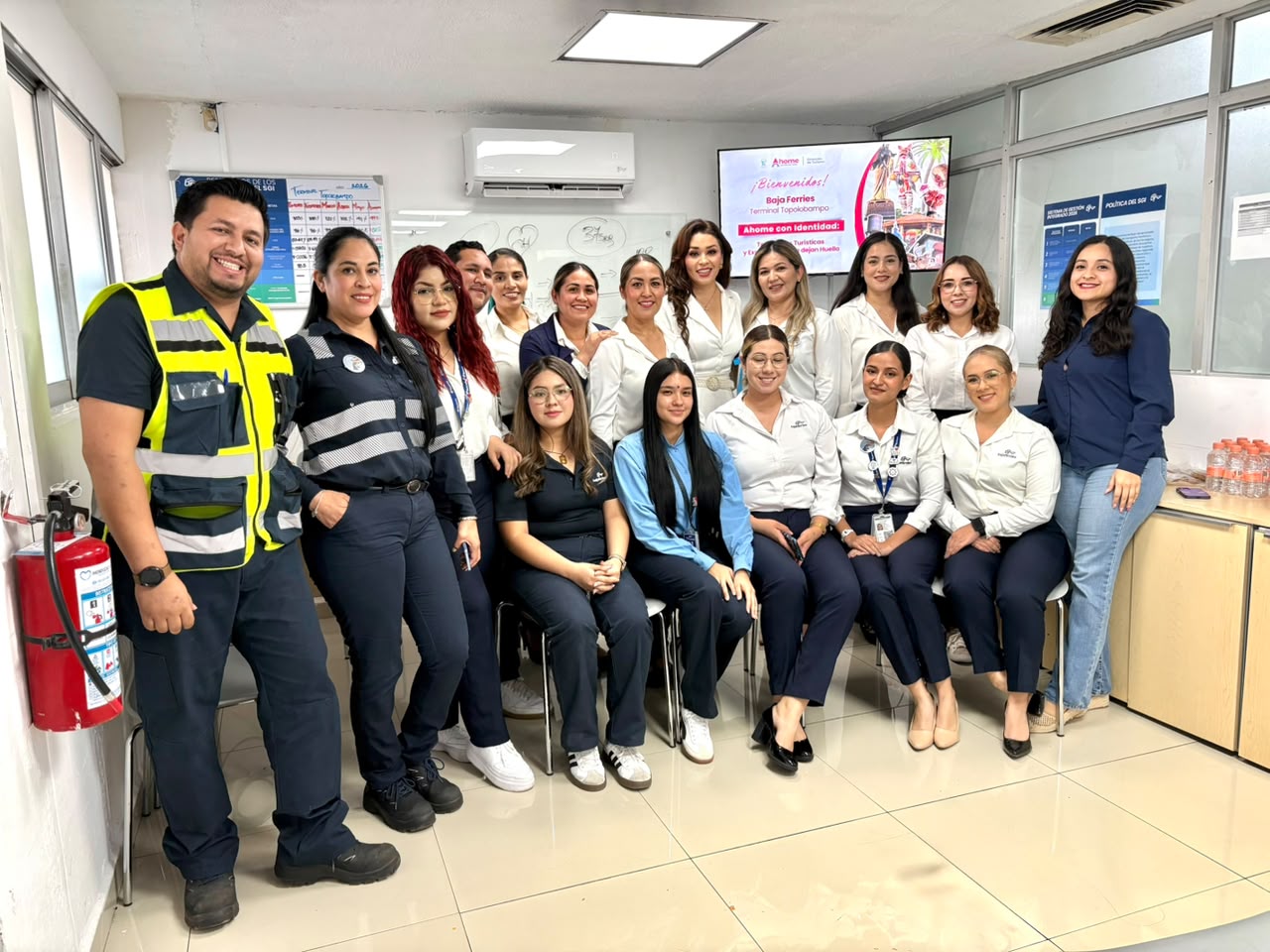 Capacitación a personal de Baja Ferries en Topolobampo