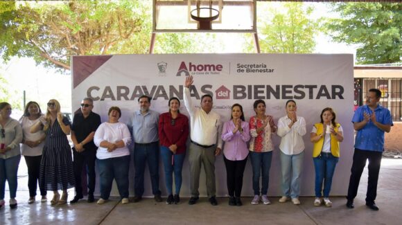 Los Laureles en Los Mochis es atendida por Caravana del Bienestar de Ahome; ciudadanos reciben diversos servicios
