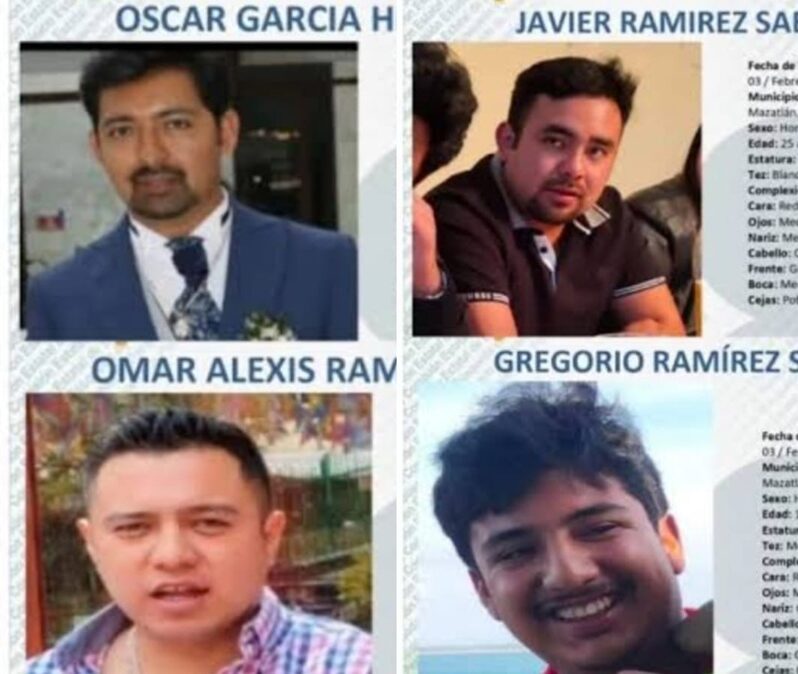 Carlos Emilio y turistas de Estado de México desaparecidos en Mazatlán