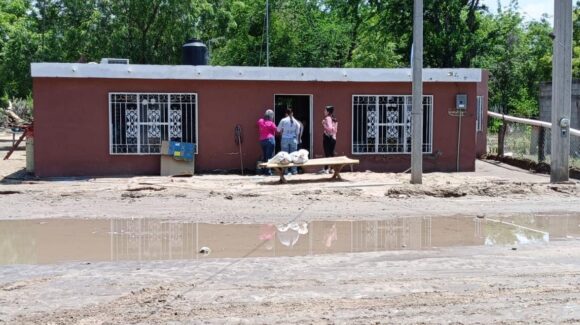 Lluvias también dejan viviendas afectadas en comunidades del municipio de Salvador Alvarado, Sinaloa
