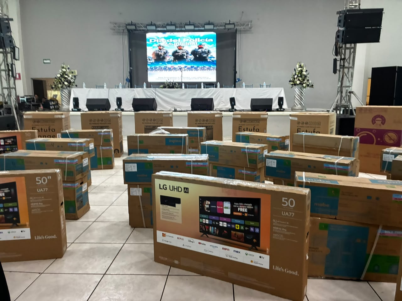 Celebran el Día del Policía en Ahome, Sinaloa