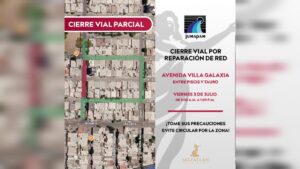 cerraran tramo de la avenida villa galaxia en mazatlan sinaloa