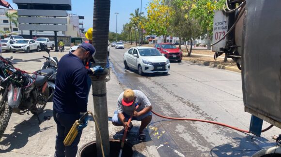 Jumapam y CFE trabajan para proteger la infraestructura eléctrica en Mazatlán, Sinaloa en tiempo de lluvias