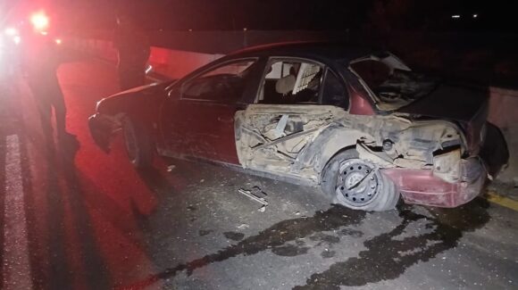 Dos choques dejan solo daños materiales durante la noche del viernes 10 de julio en Guasave, Sinaloa