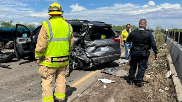 Identifican a los lesionados del choque múltiple registrado en la México 15 en Guasave, Sinaloa