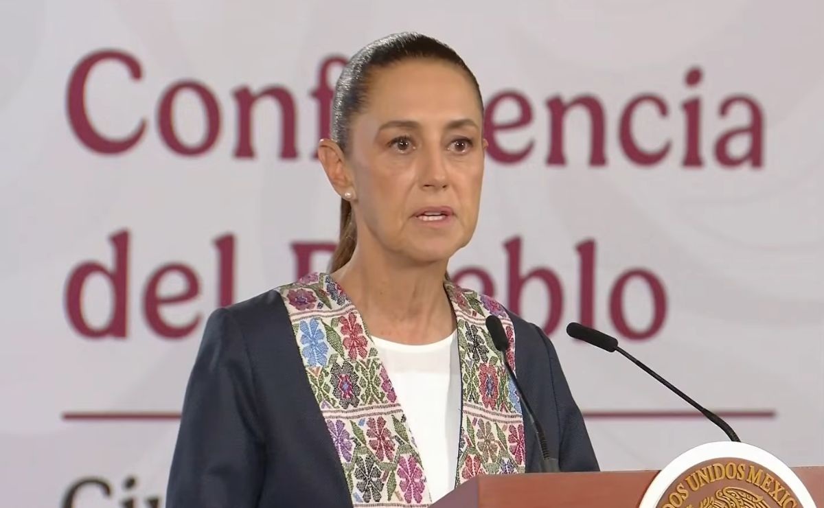 Claudia Sheinbaum en conferencia 'mañanera'