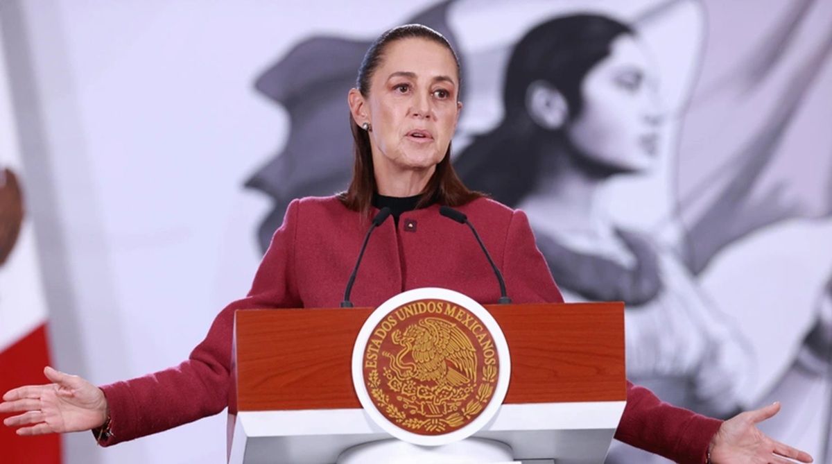 Claudia Sheinbaum en conferencia 'mañanera'