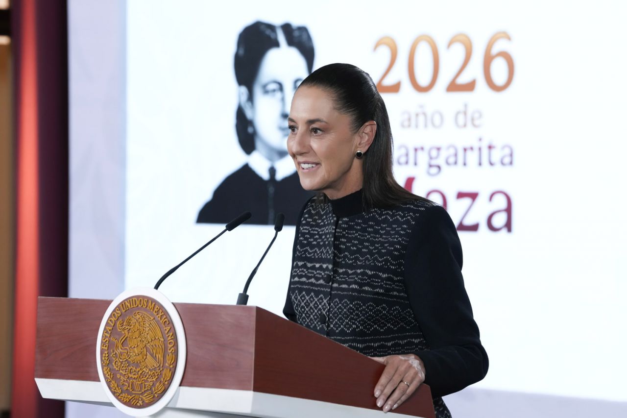 Claudia Sheinbaum en conferencia 'mañanera'
