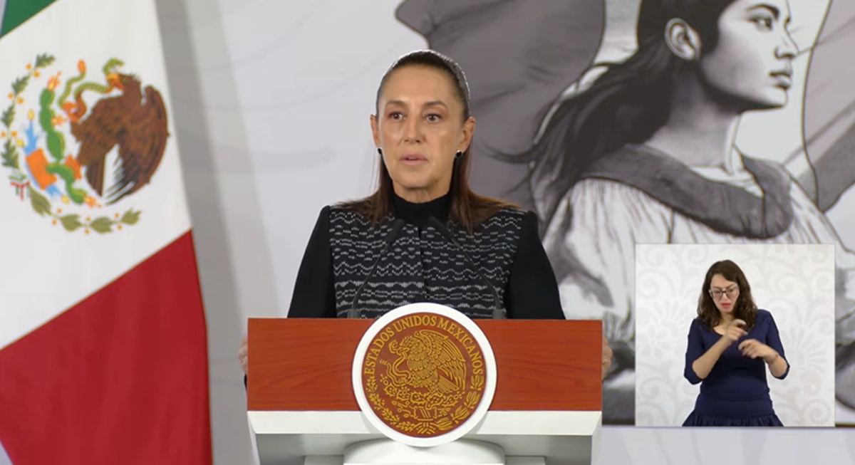 Claudia Sheinbaum en conferencia 'mañanera'