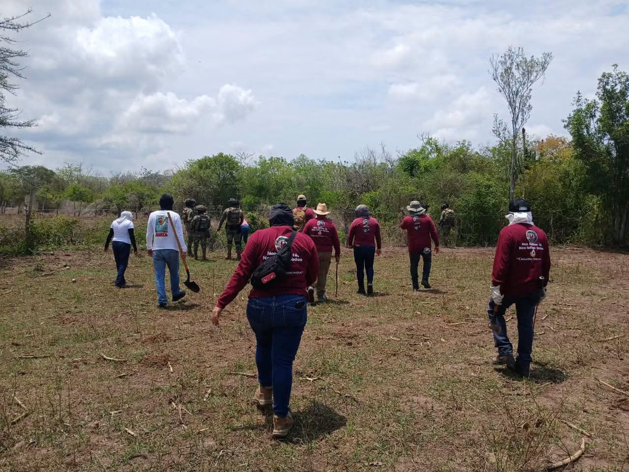 Familias buscadoras regresan de Rosario, Sinaloa