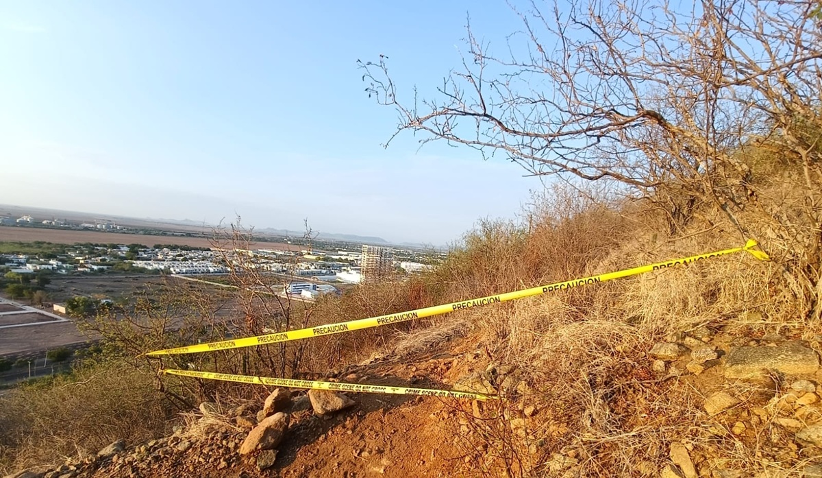 Colocan cintas amarilla en el Cerro de la Memoria, en Los Mochis