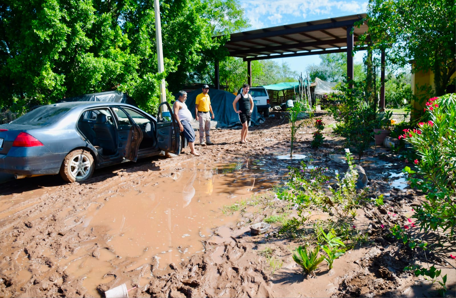 Comunidades afectadas por las lluvias en Salvador Alvarado