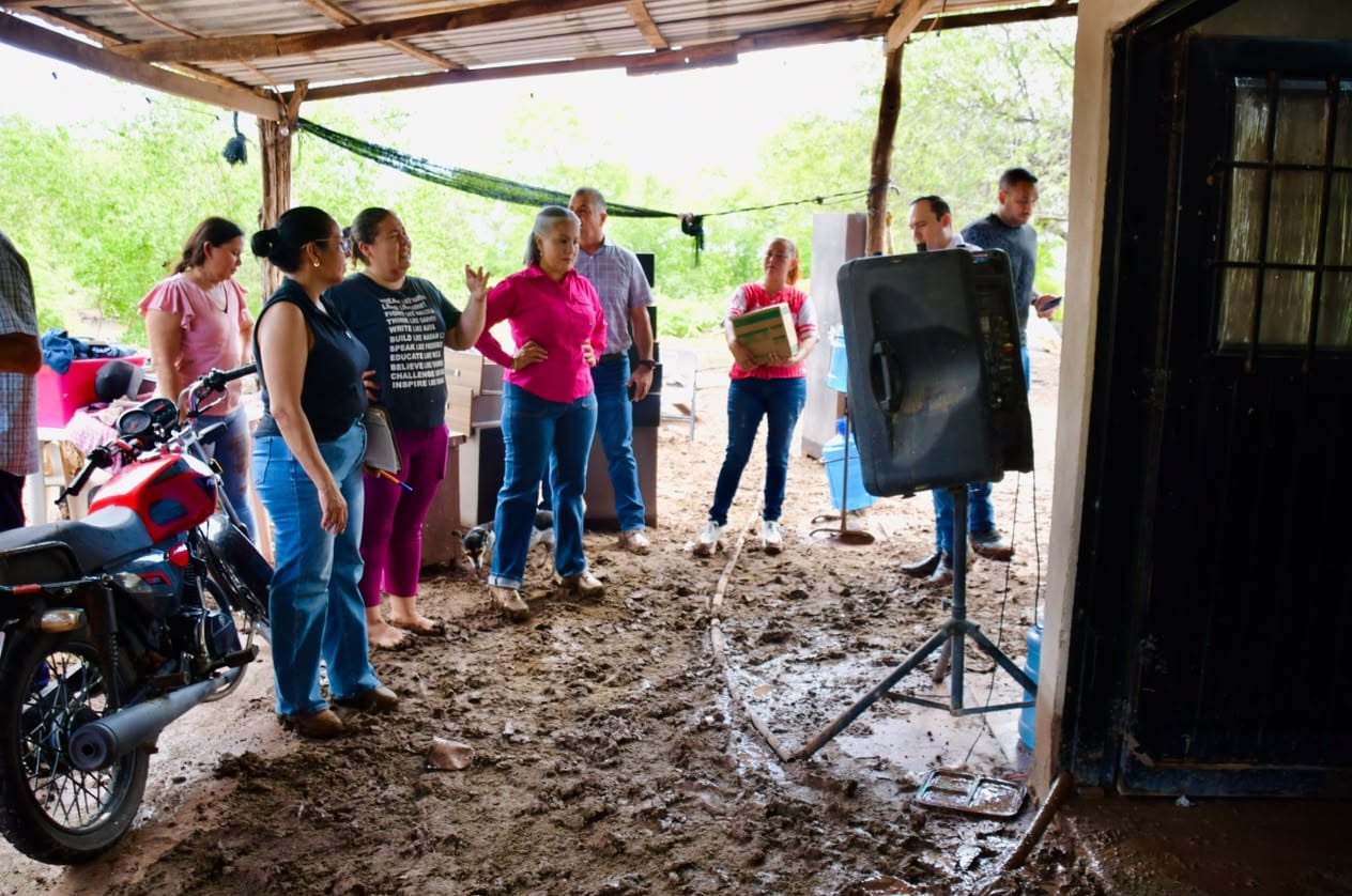Comunidades afectadas por las lluvias en Salvador Alvarado