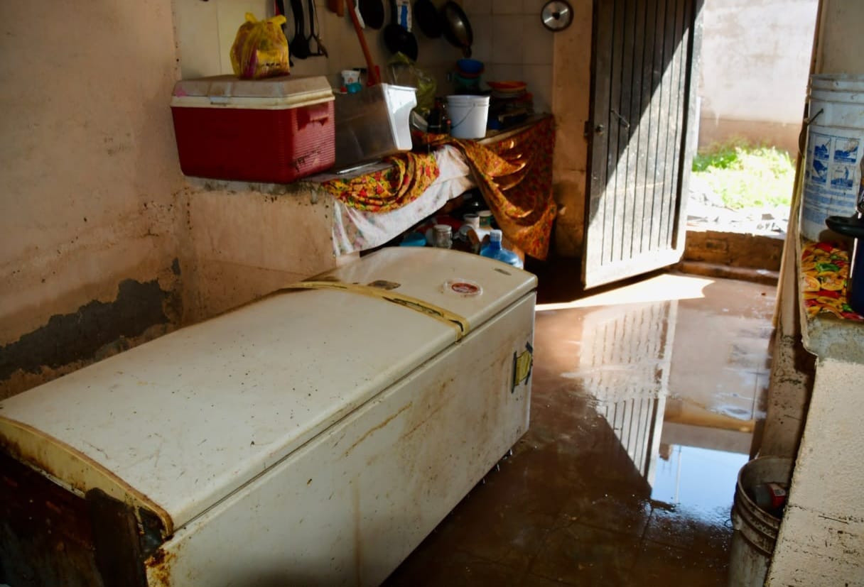 Comunidades afectadas por las lluvias en Salvador Alvarado