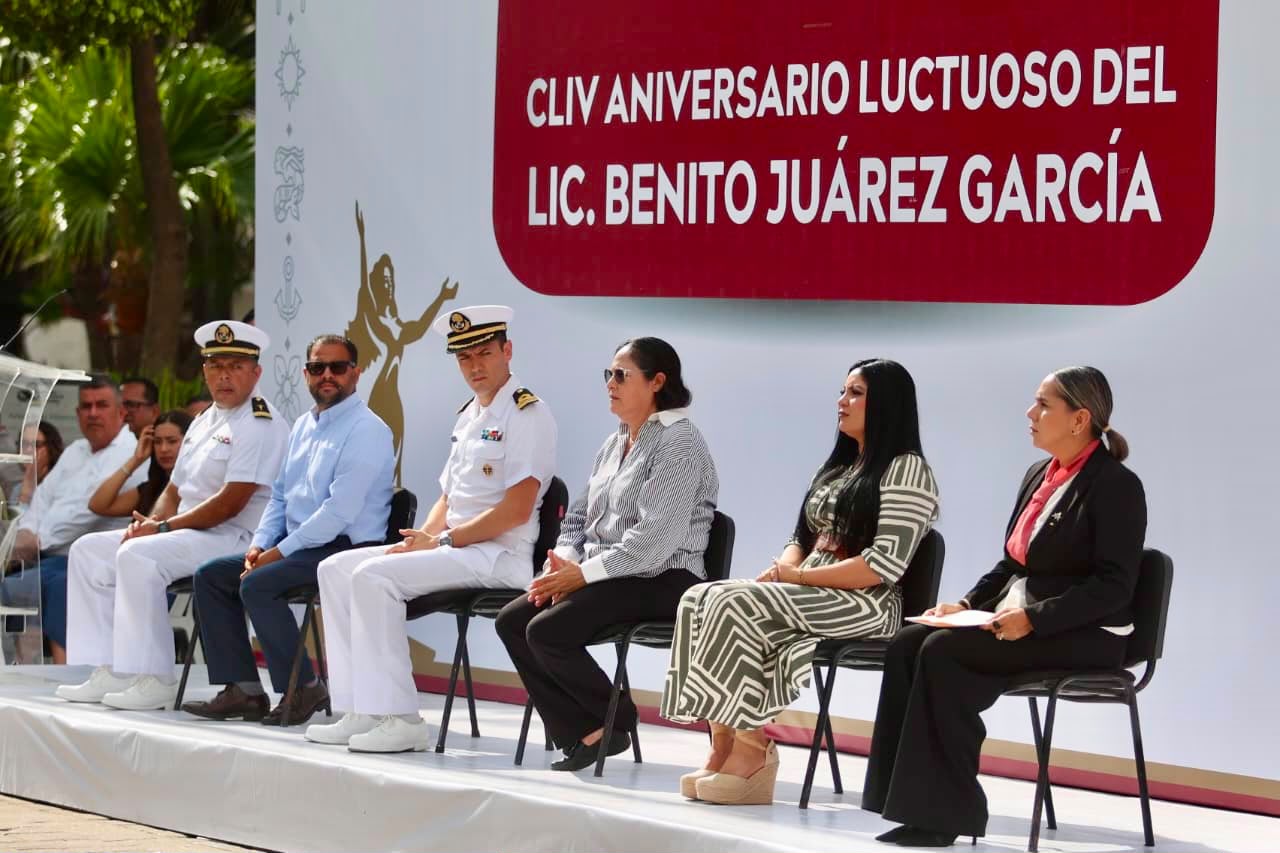 Aniversario luctuoso de Benito Juárez, en Mazatlán